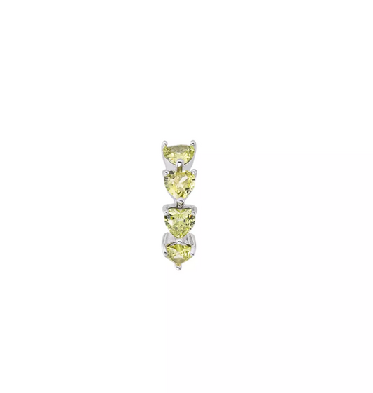 Piercing Fake Corações Yellow