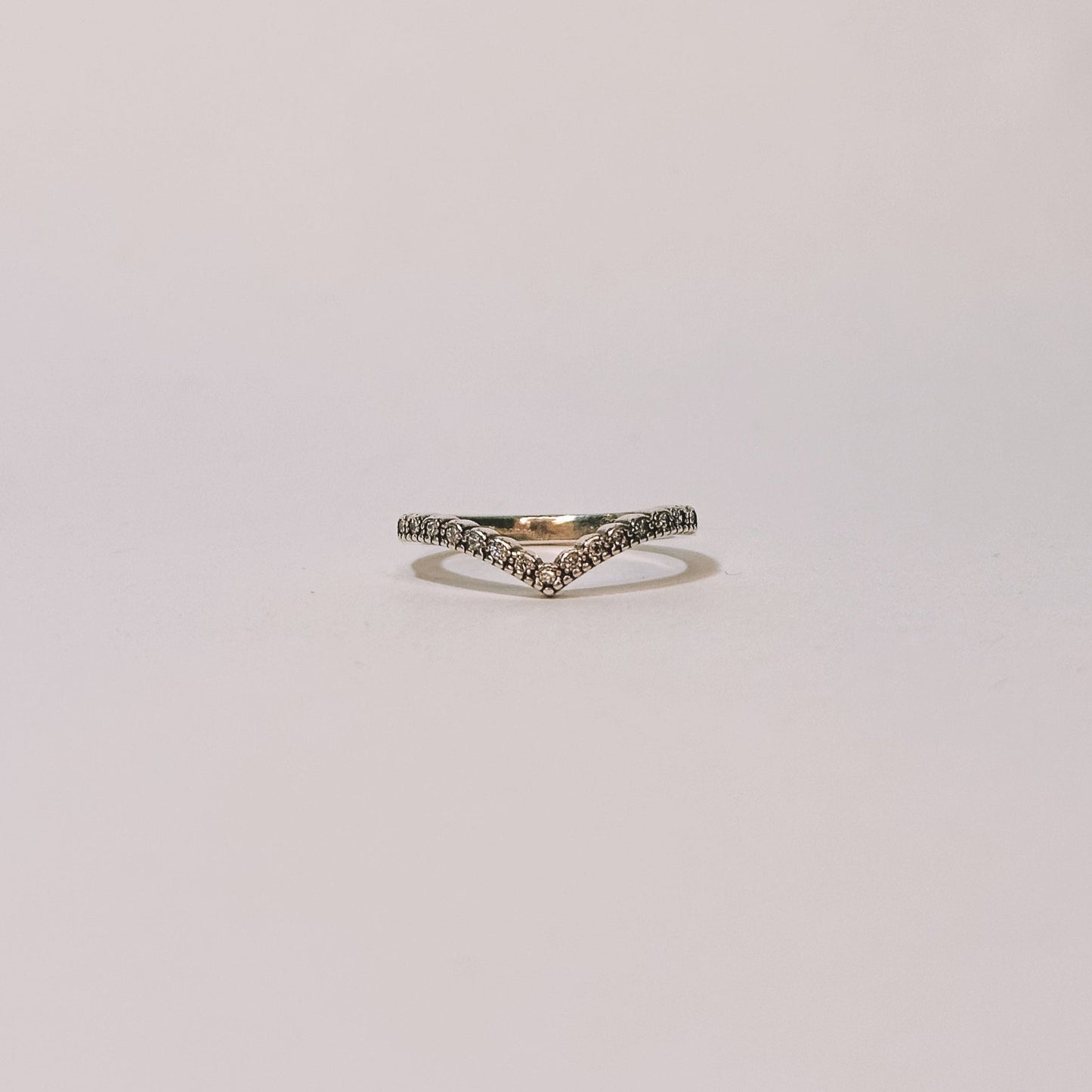 Anel Vitória em Prata 925 Cravejado de Zircônias