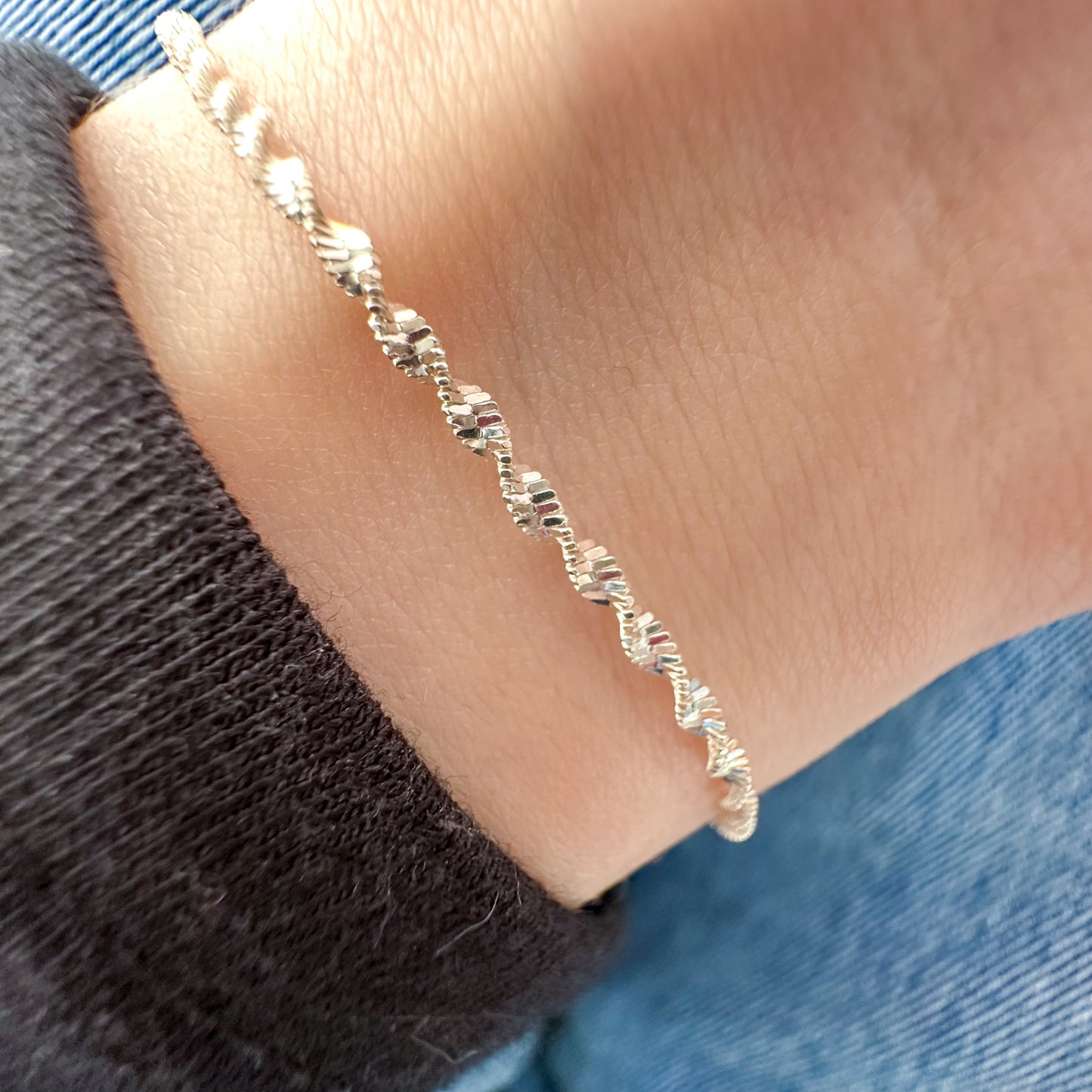 Pulseira Elos em Prata 925