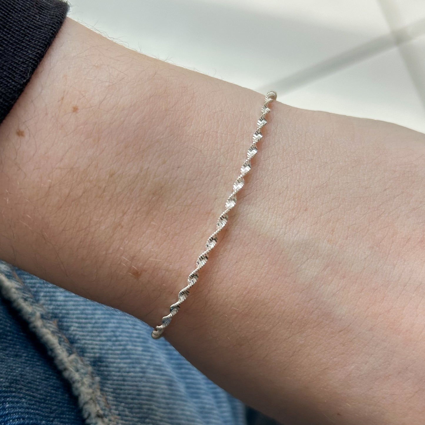 Pulseira Elos em Prata 925
