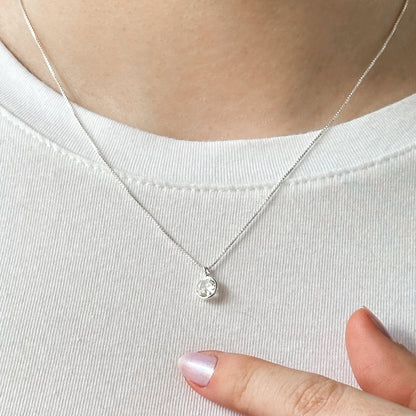Conjunto Cristalina em Prata 925