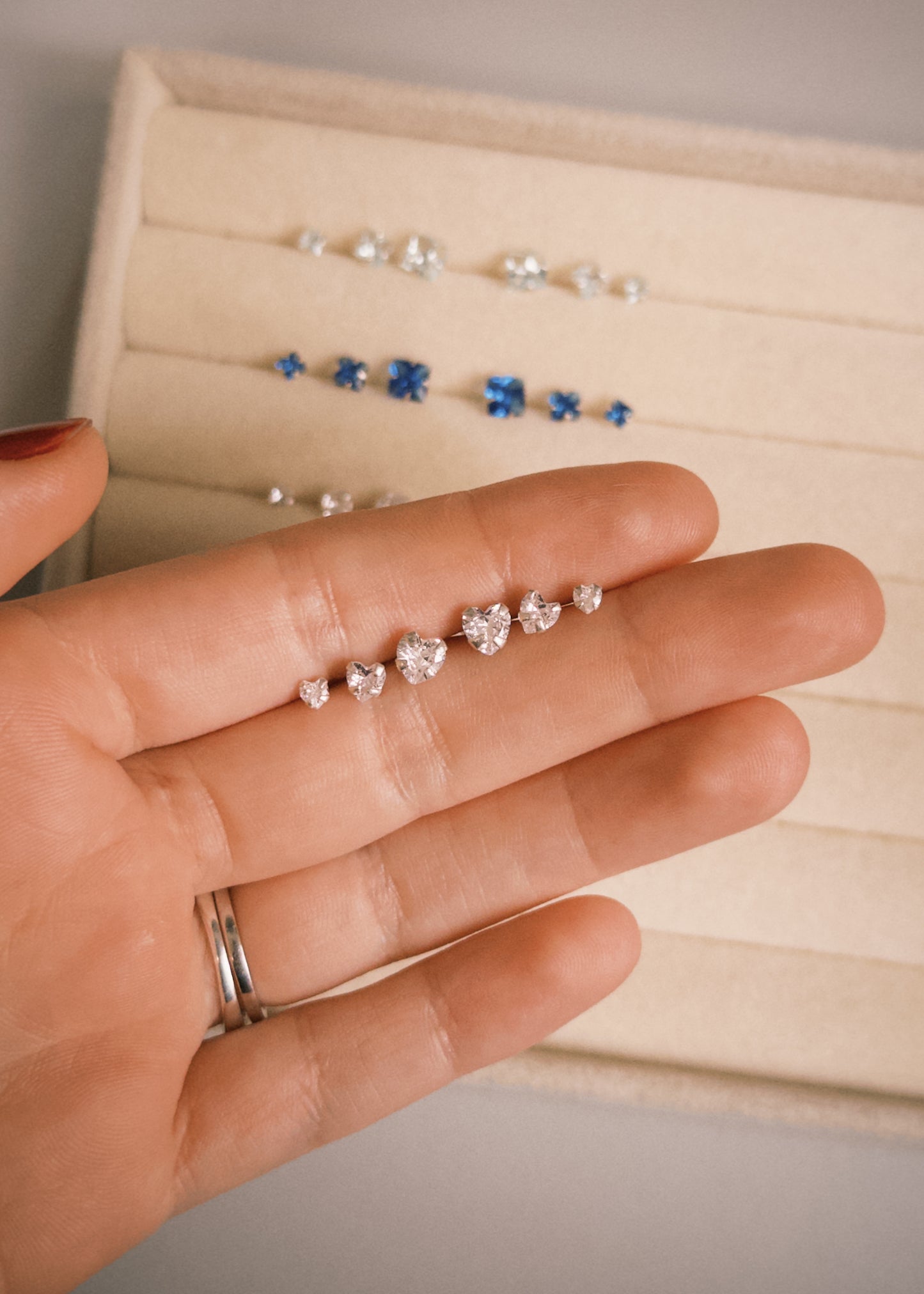 Trio de Brincos em Prata 925