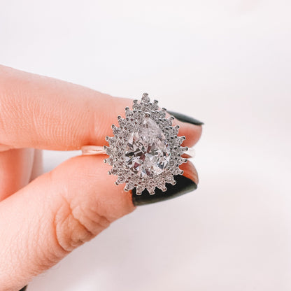 Anel Imperial em Prata 925 Cravejado de Zircônias