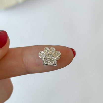 Berloque Pet Shine em Prata 925 Cravejada de Zircônias