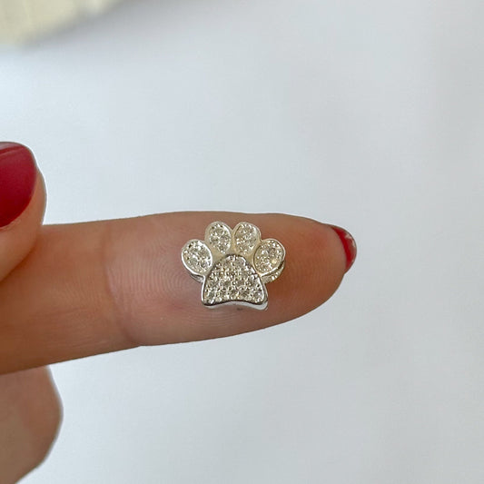 Berloque Pet Shine em Prata 925 Cravejada de Zircônias