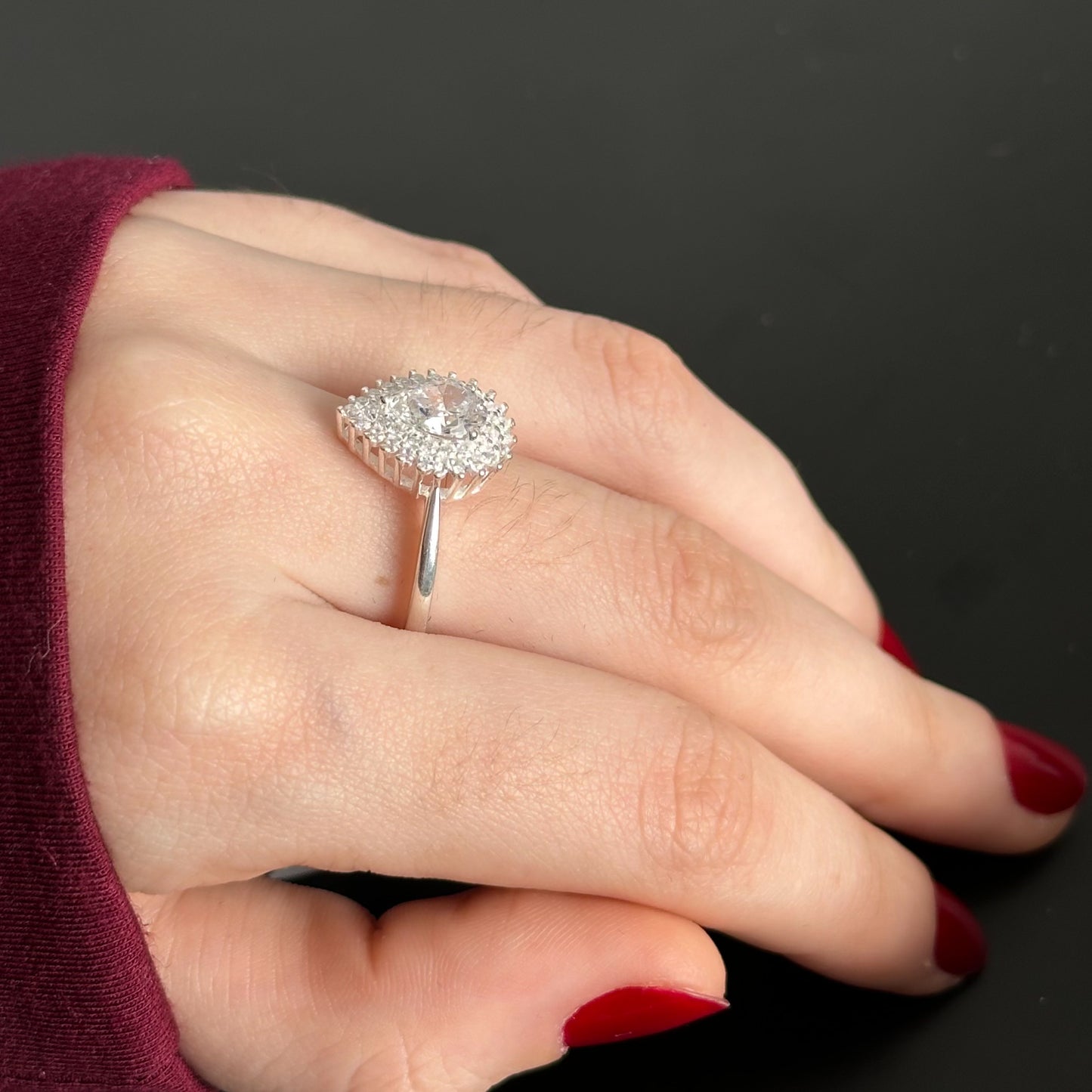 Anel Imperial em Prata 925 Cravejado de Zircônias