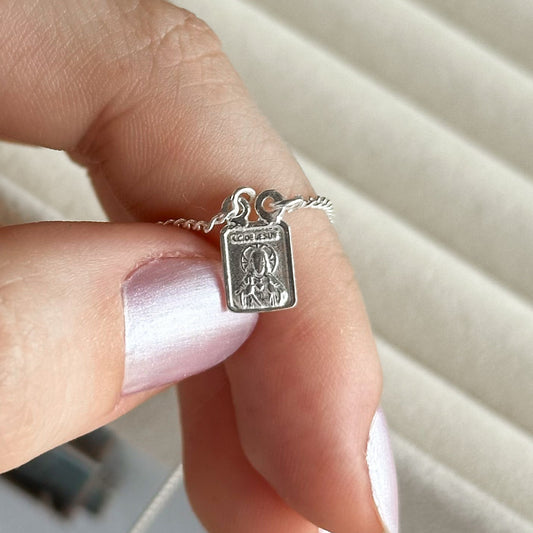 Mini Escapulário em Prata 925