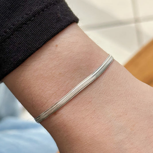 Pulseira Prisma em Prata 925