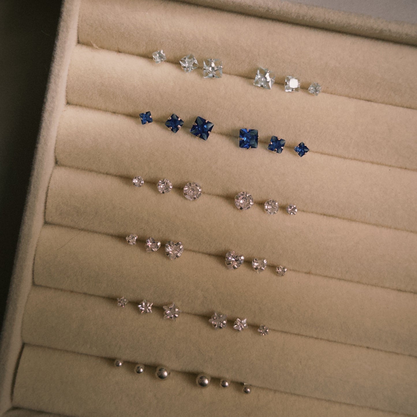 Trio de Brincos em Prata 925